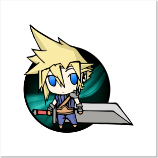 Cloud Strife Chibi Mako Posters and Art